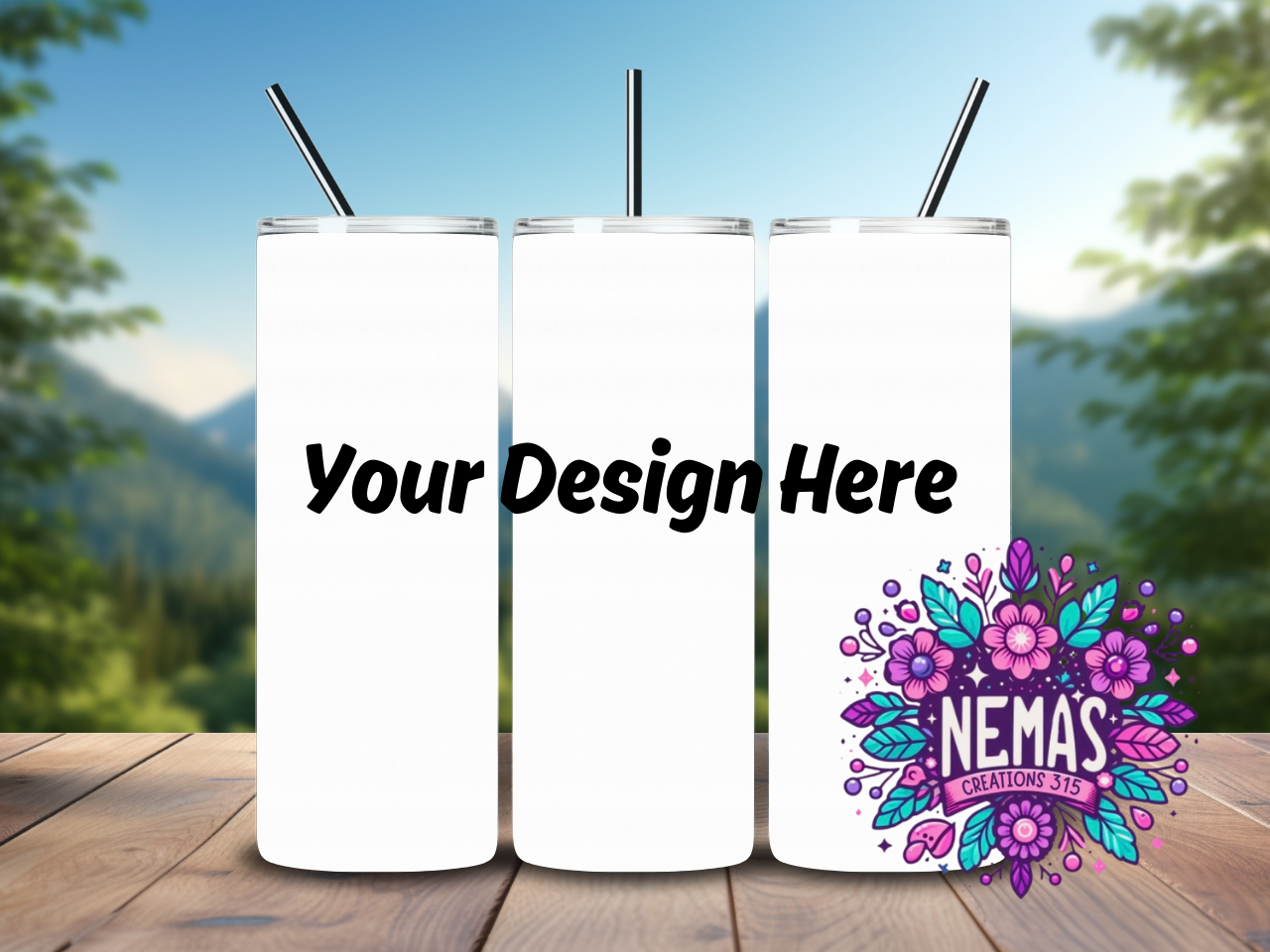 Custom Sublimation Tumbler - Blingers & Non- Blingers