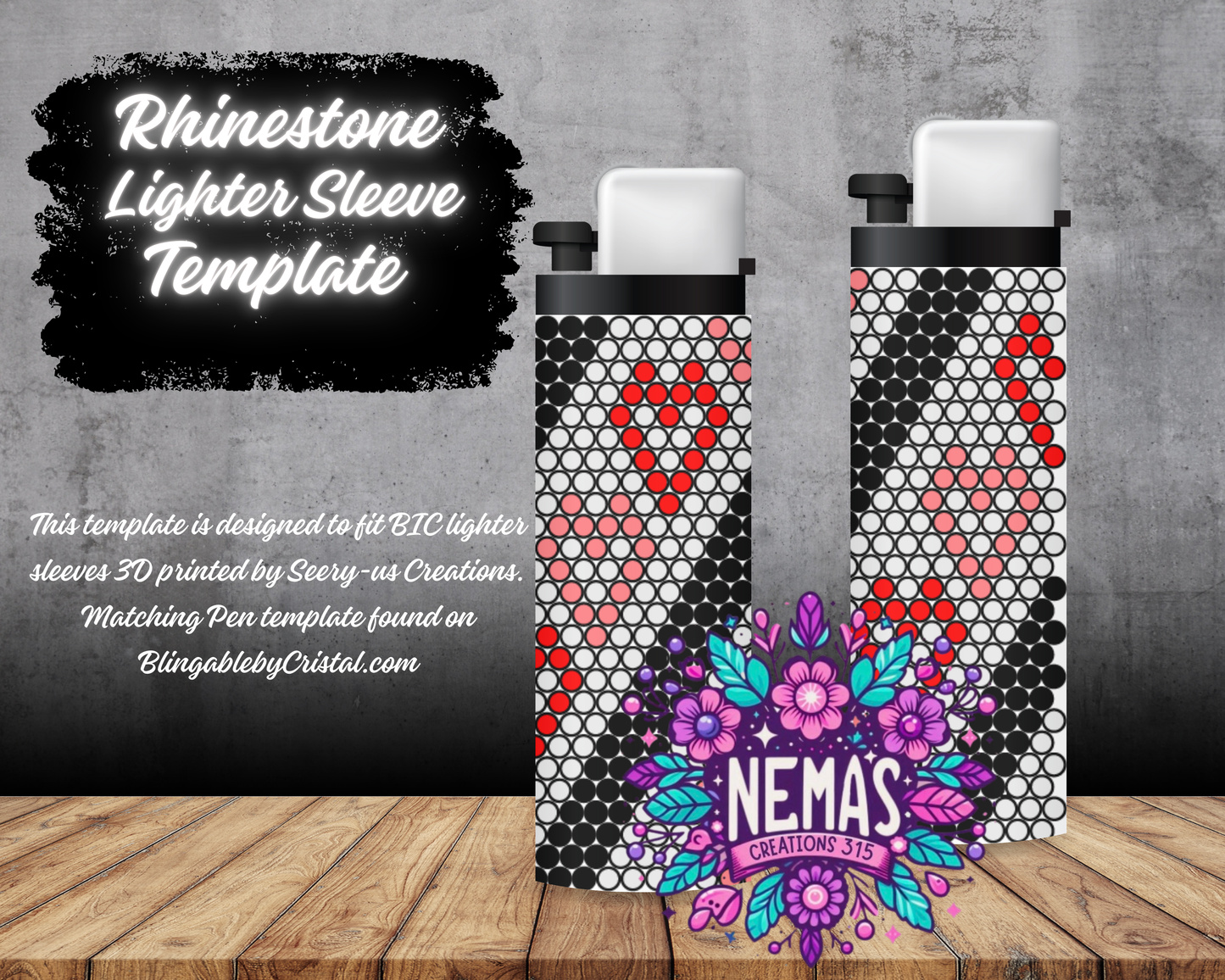 Bic Lighter Sleeve/size SS12 LS121