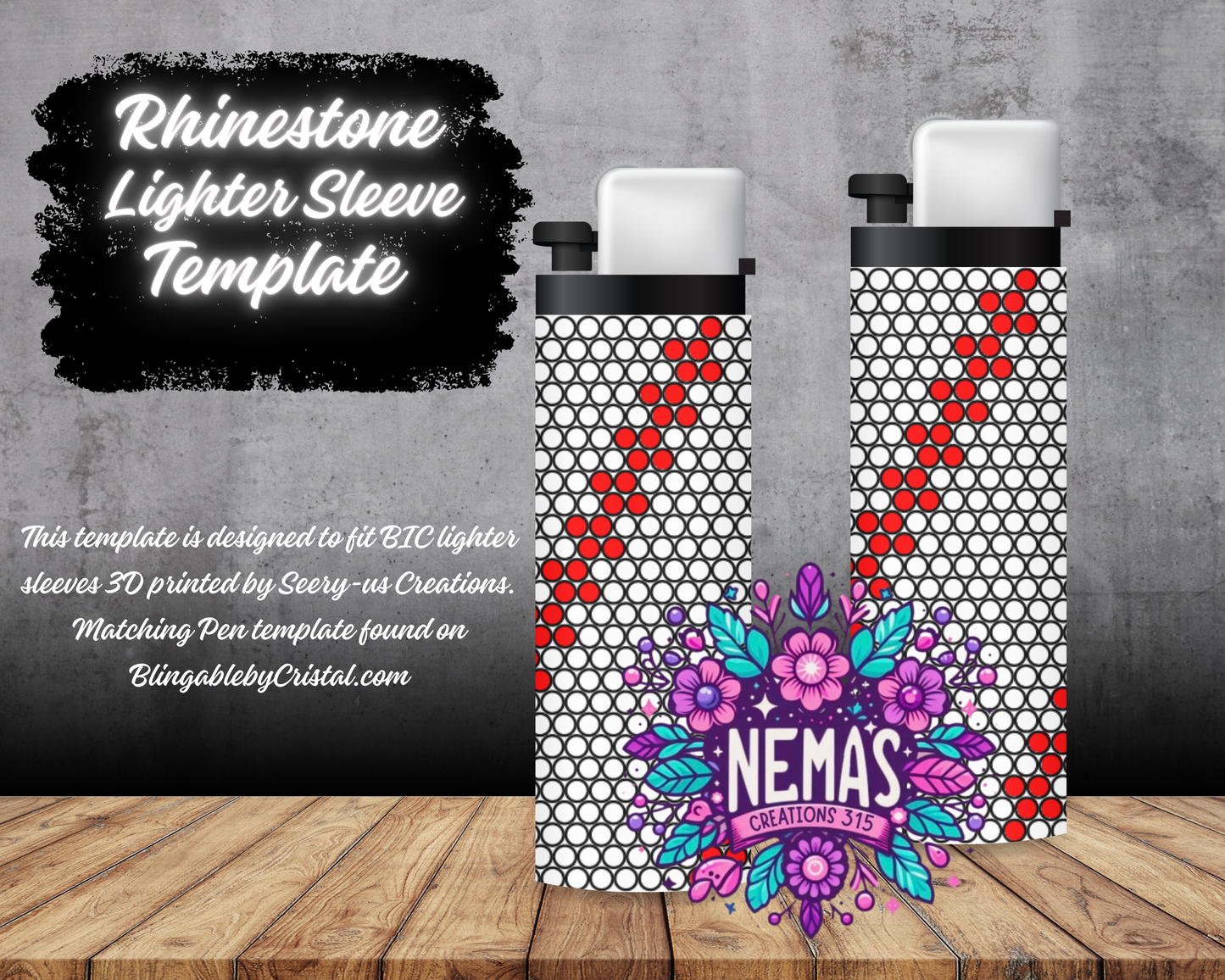 Bic Lighter Sleeve/size SS12 LS115