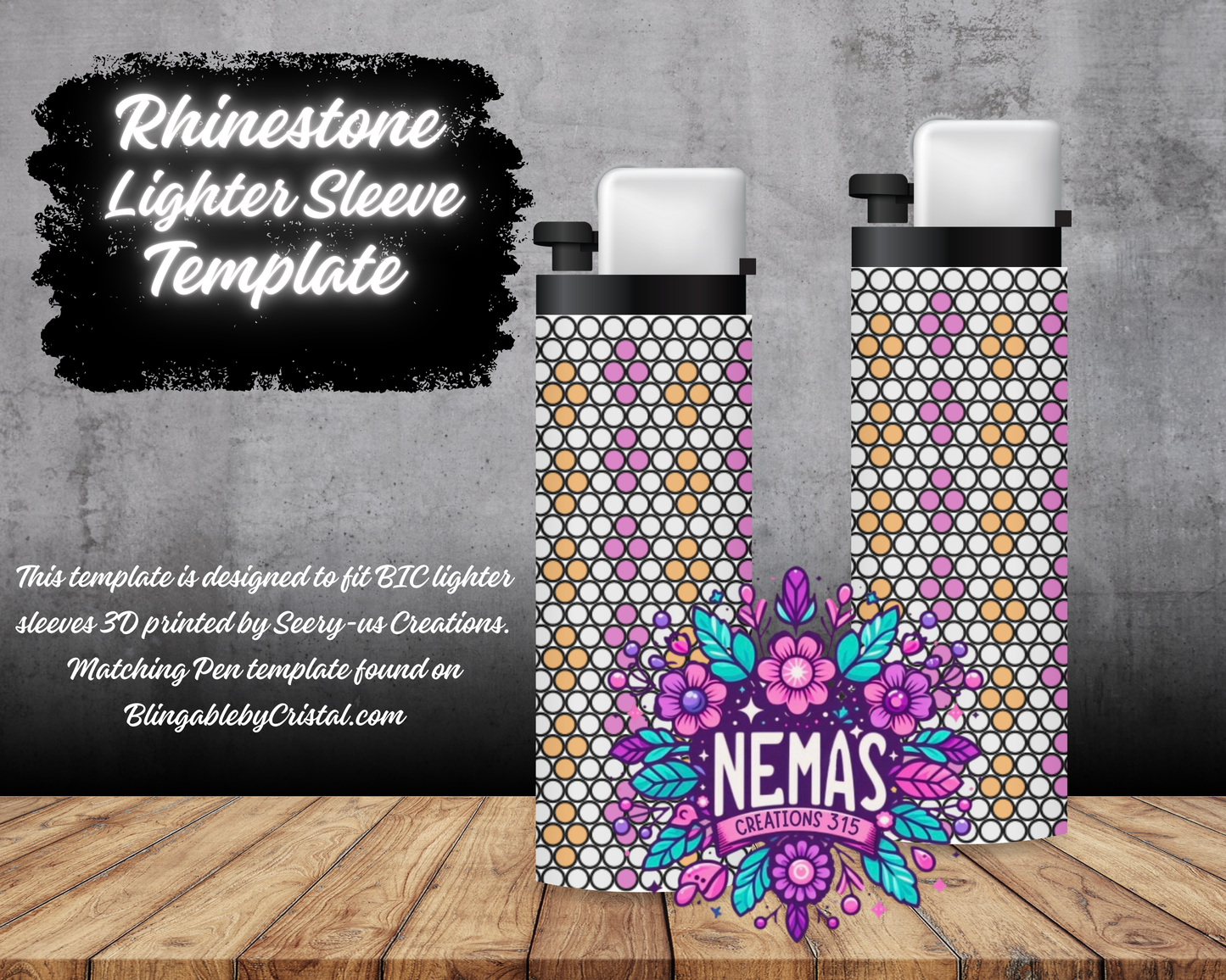 Bic Lighter Sleeve/size SS12 LS113