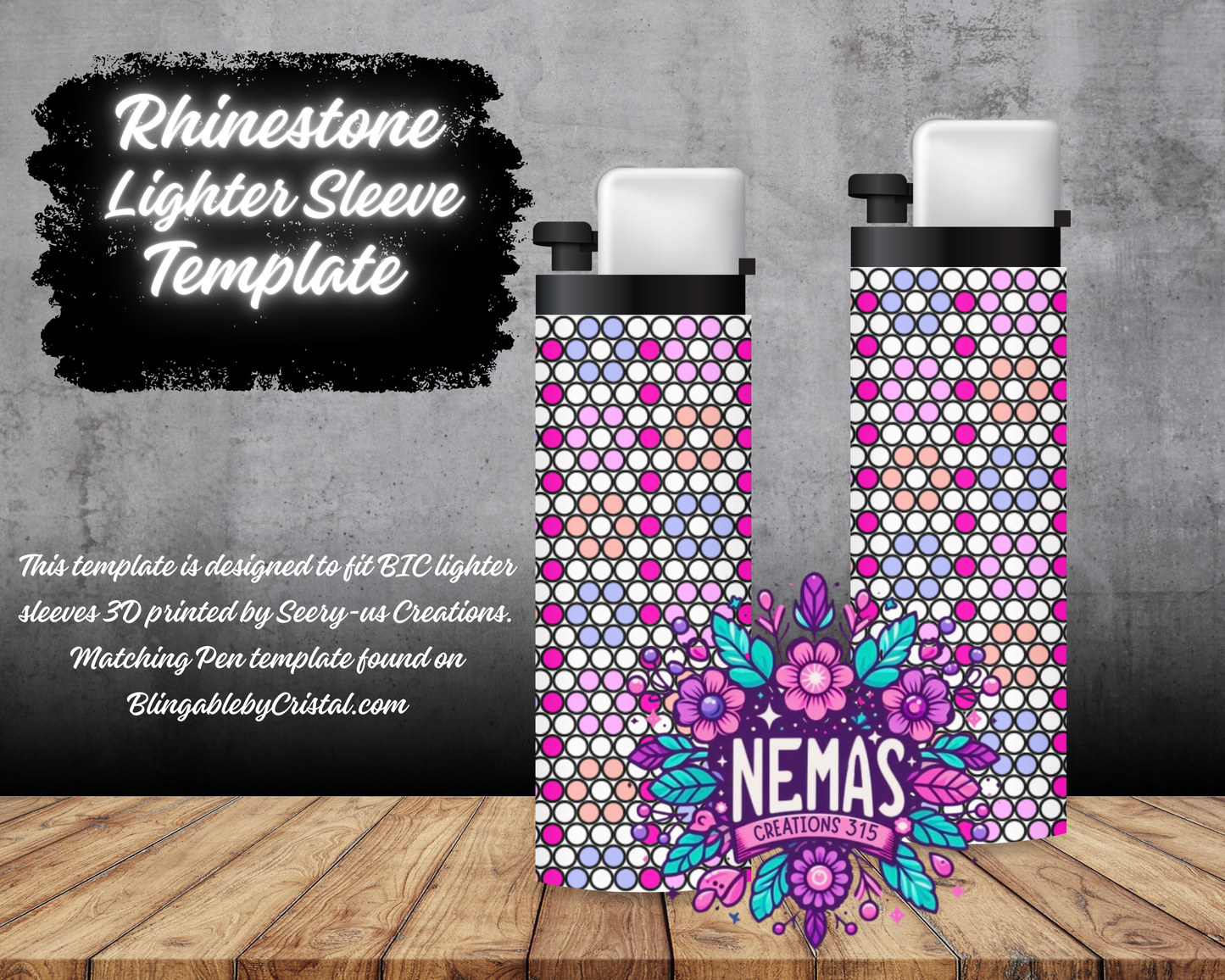 Bic Lighter Sleeve/size SS12 LS129