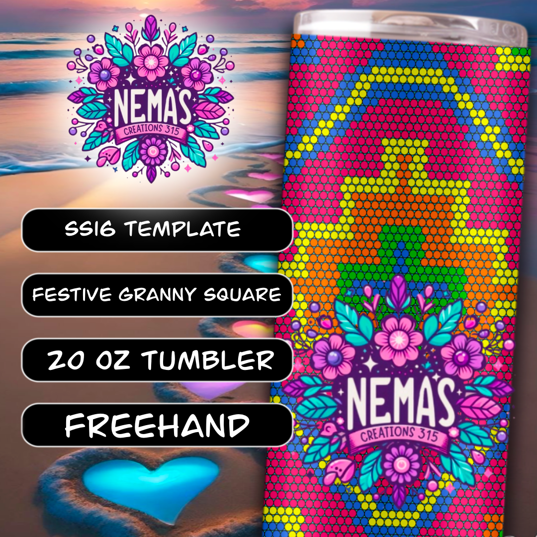 20oz SS16 Tumbler Template