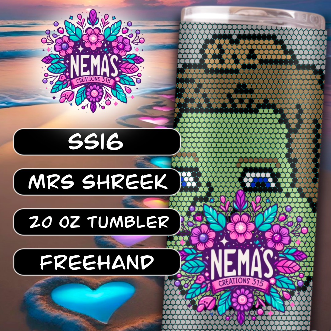 20oz SS16 Tumbler Template