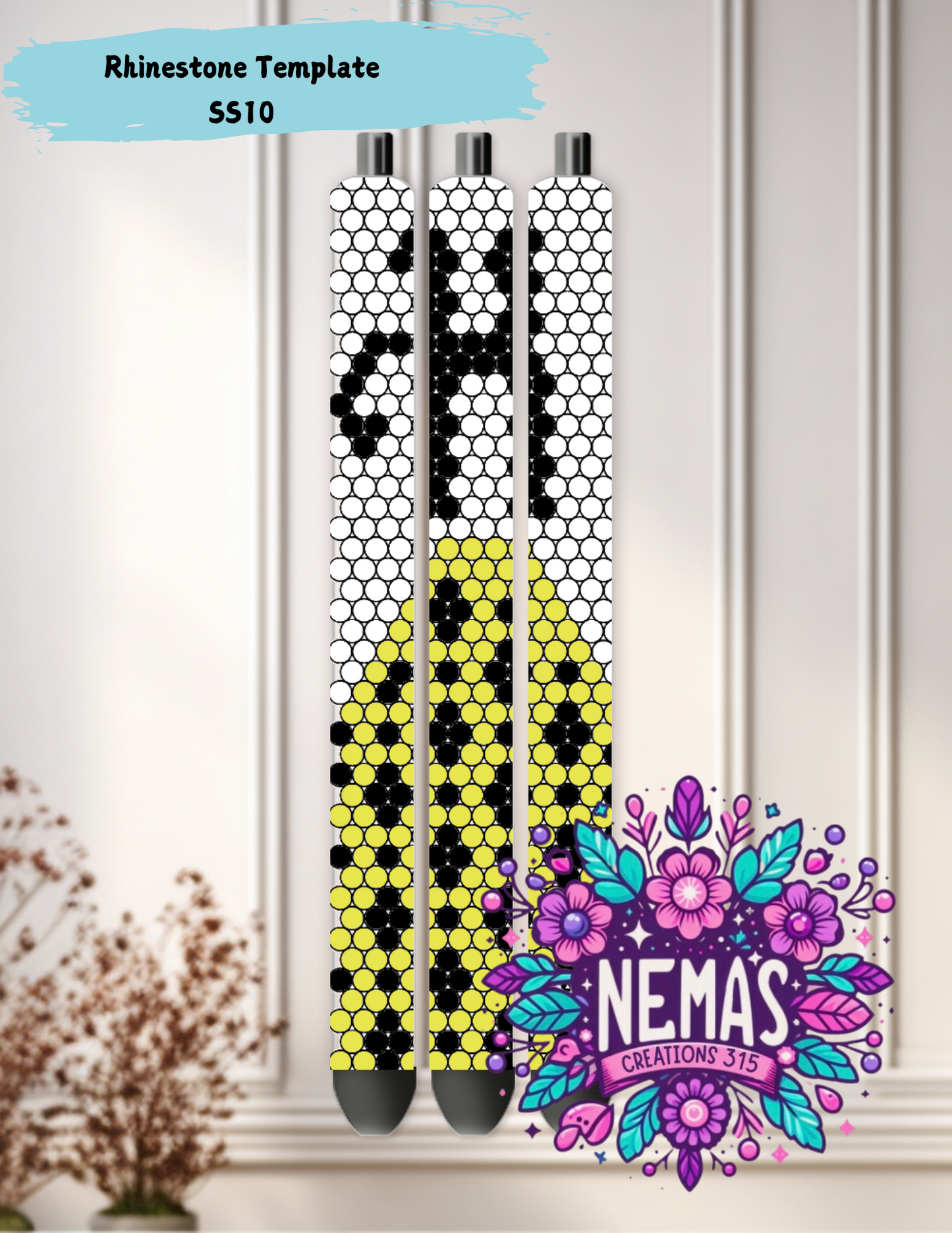 Huff Flag SS10 Pen Template