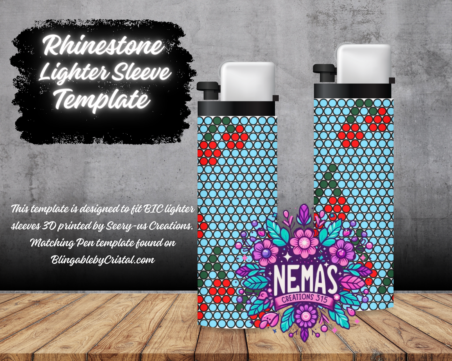 Bic Lighter Sleeve/size SS12 LS117