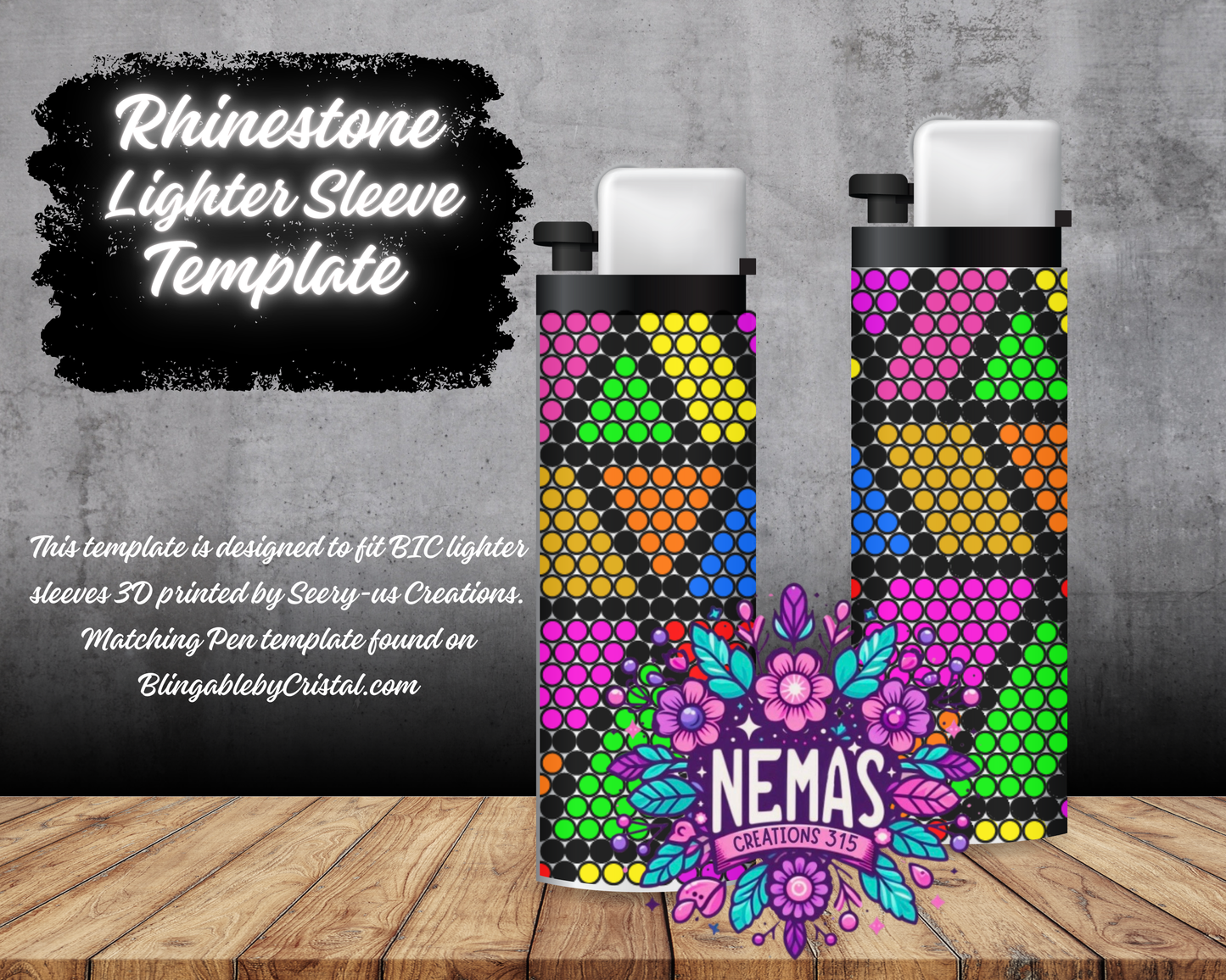 Bic Lighter Sleeve/size SS12 LS139