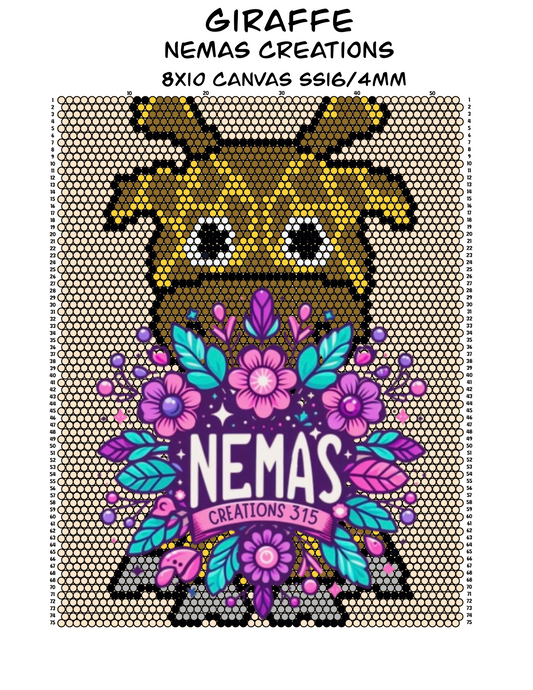 Giraffe Canvas Template 8.5" x 11" (Copy)