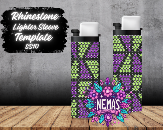 Pin Wheel Bic Lighter Sleeve/size SS10 or Diamond Dots brand