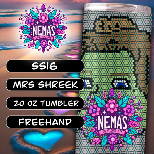 20oz SS16 Tumbler Template