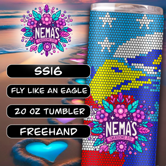 20oz SS16 Tumbler Template