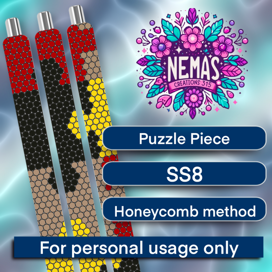 SS8 Pen Template Puzzle Piece