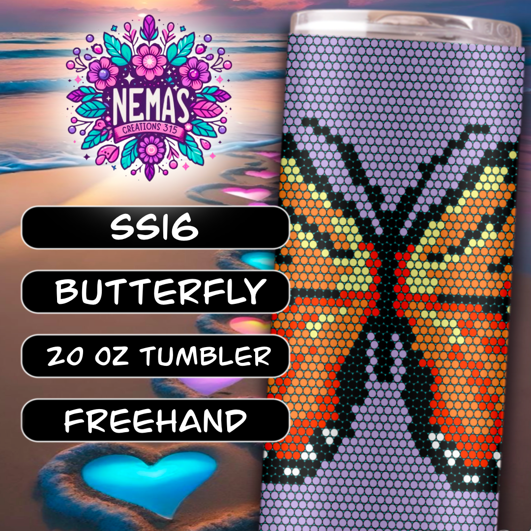 20oz SS16 Tumbler Template