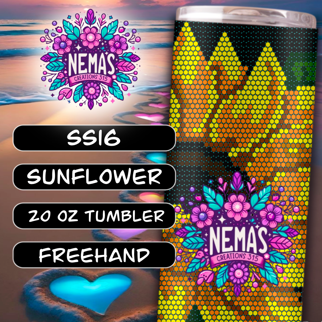 20oz SS16 Tumbler Template